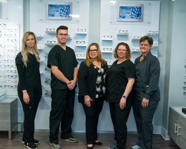 Staff at Simon Eye Newark.